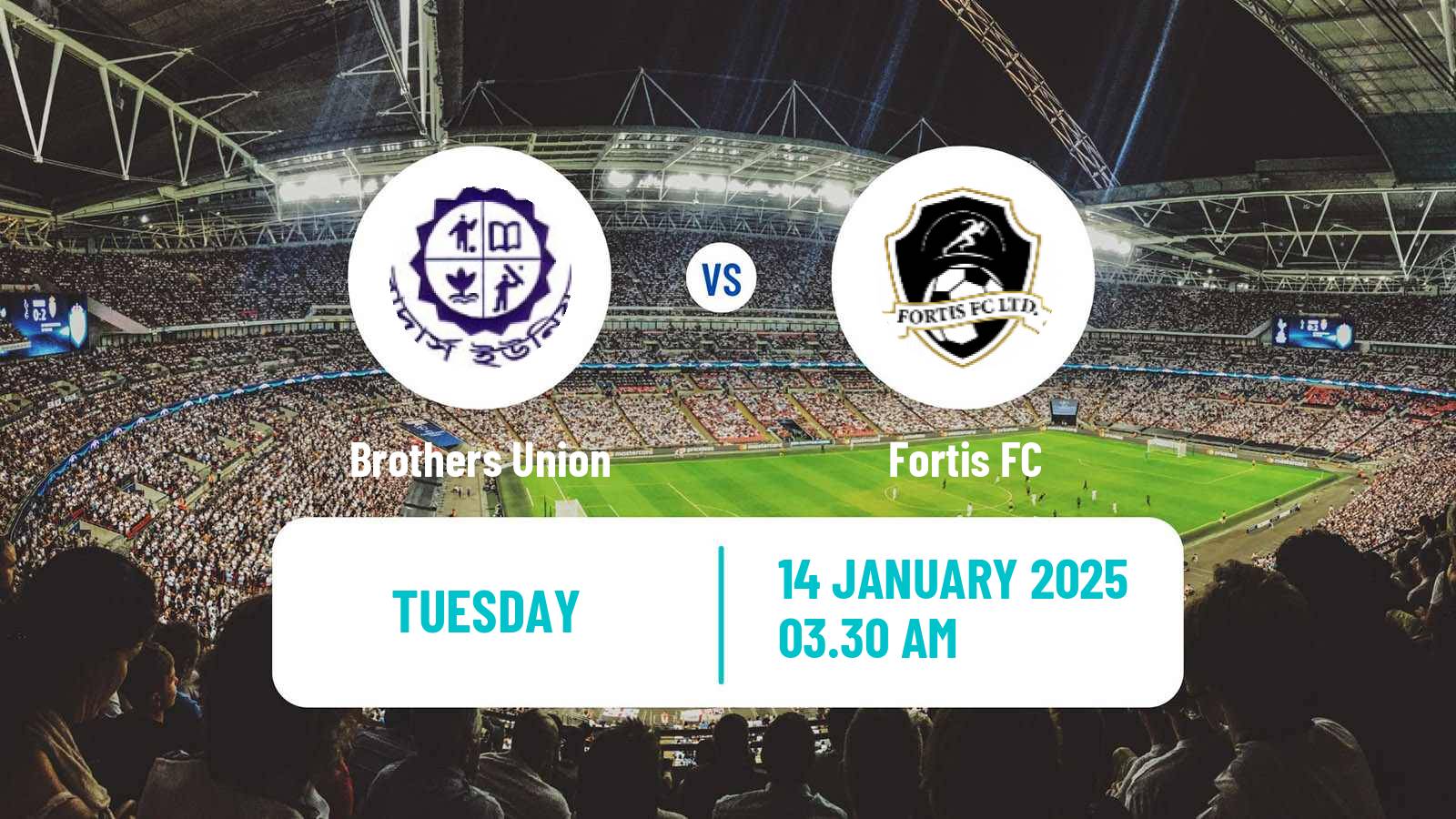 Soccer Bangladesh Federation Cup Brothers Union - Fortis