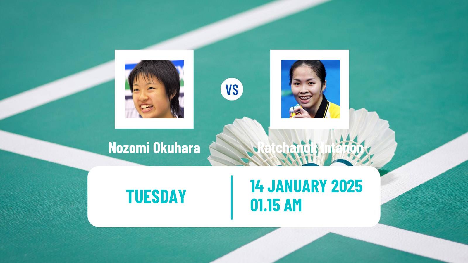 Badminton BWF World Tour India Open Women Nozomi Okuhara - Ratchanok Intanon