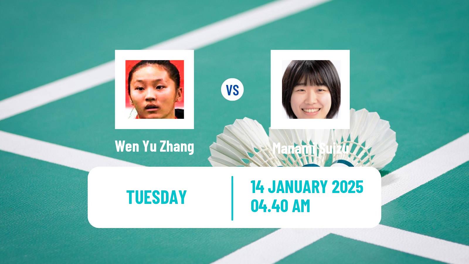 Badminton BWF World Tour India Open Women Wen Yu Zhang - Manami Suizu