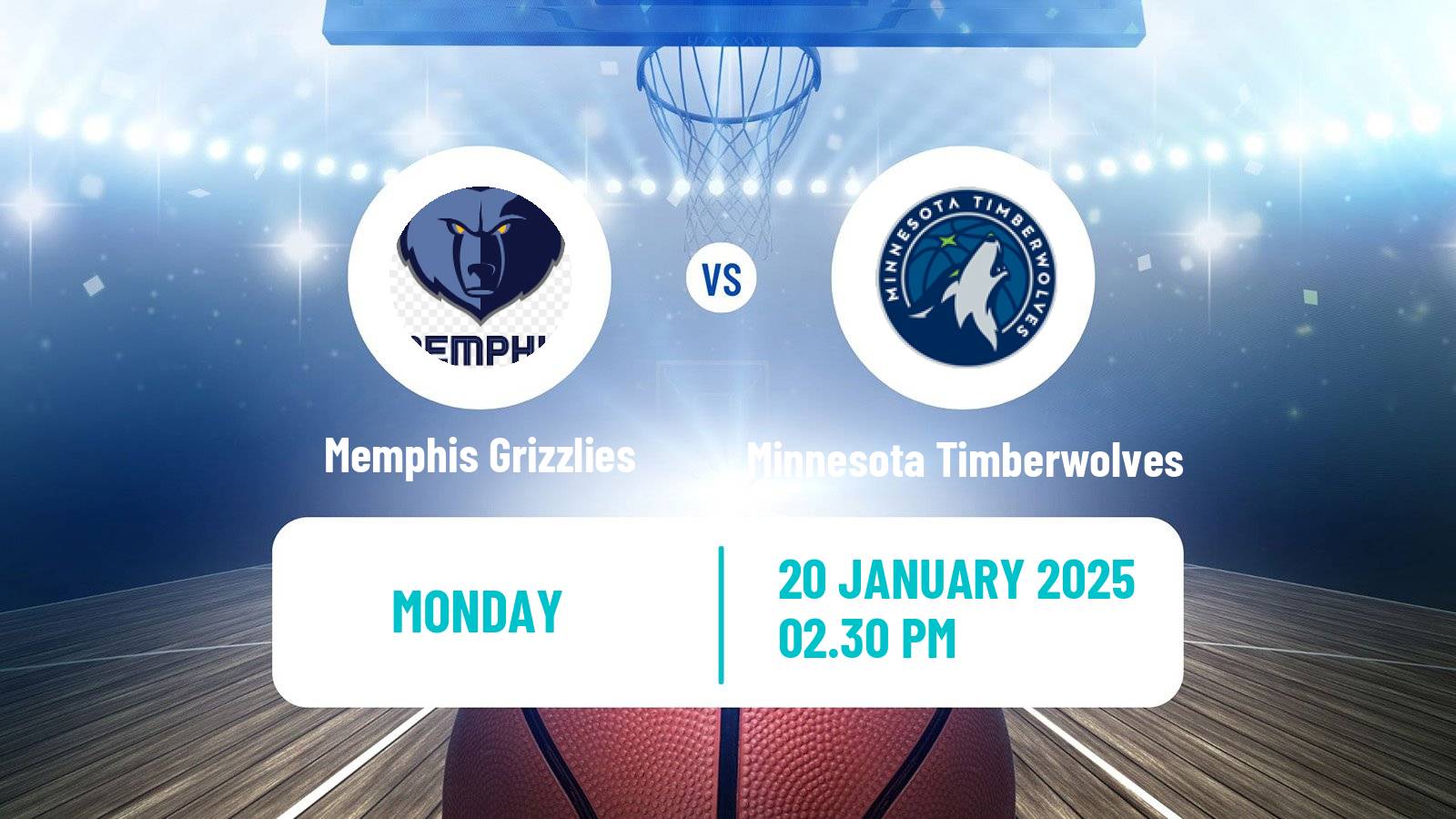 Basketball NBA Memphis Grizzlies - Minnesota Timberwolves