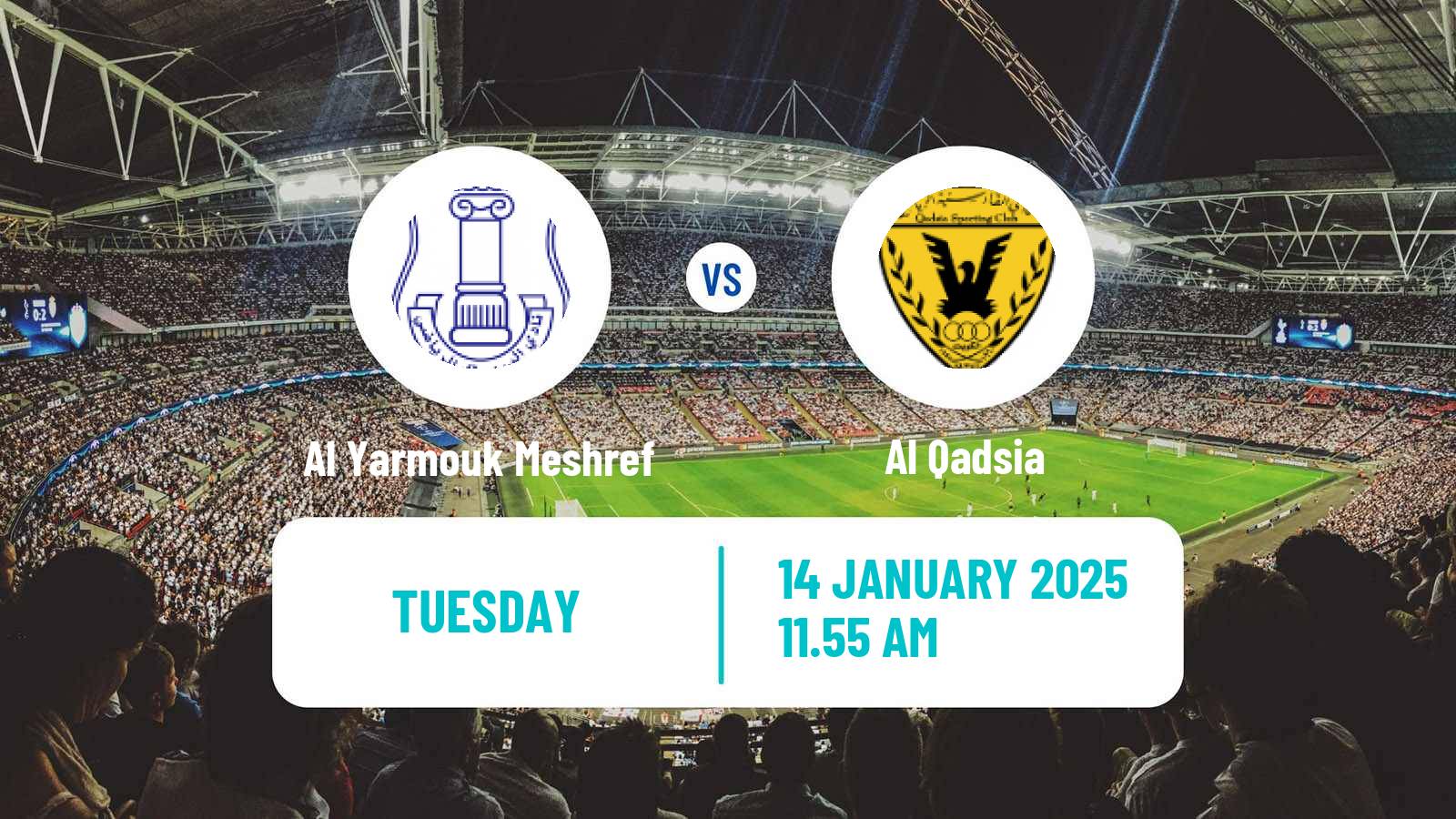 Soccer Kuwaiti Premier League Al Yarmouk Meshref - Al Qadsia