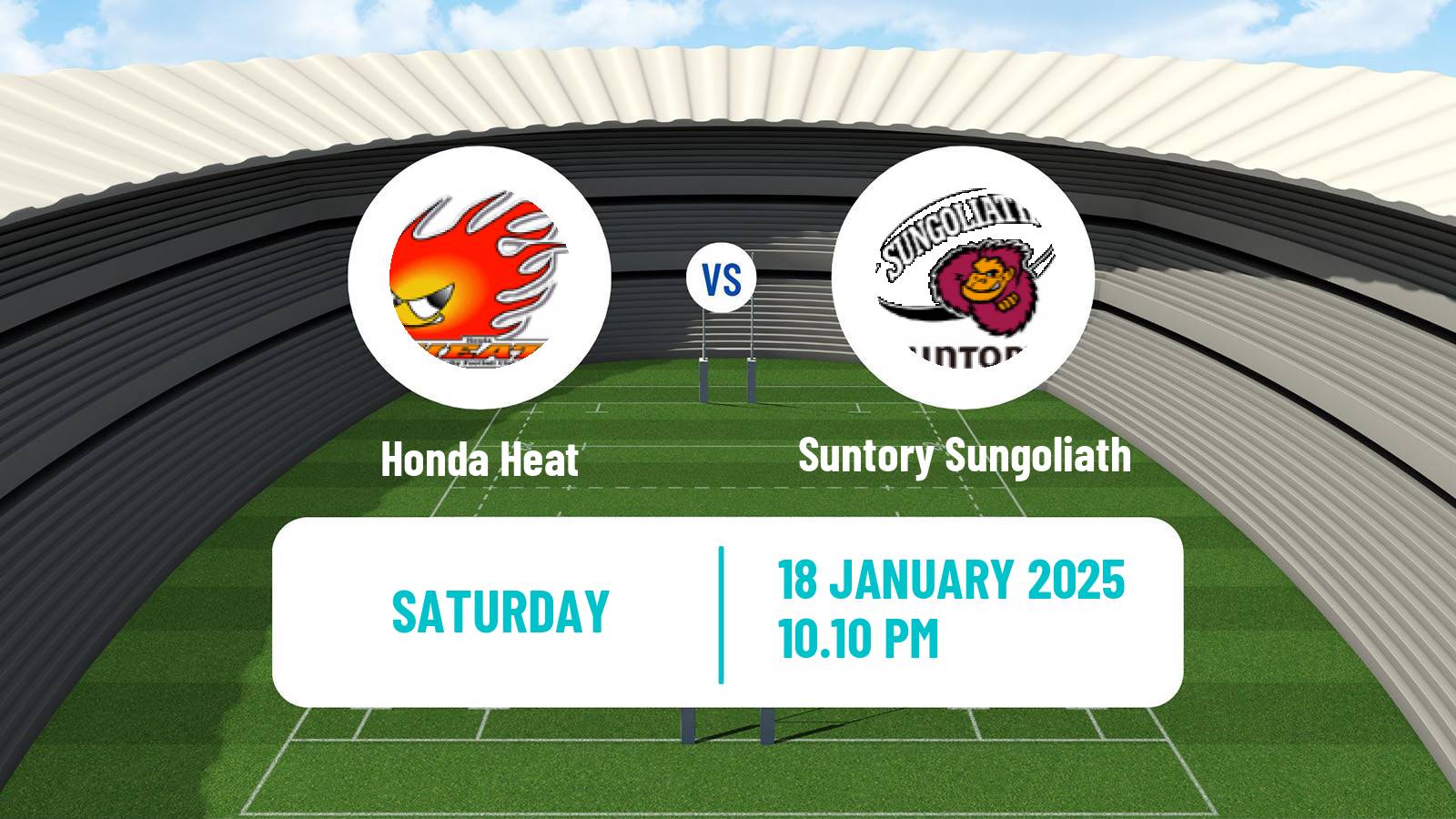 Rugby union Japan League One Rugby Union Honda Heat - Suntory Sungoliath