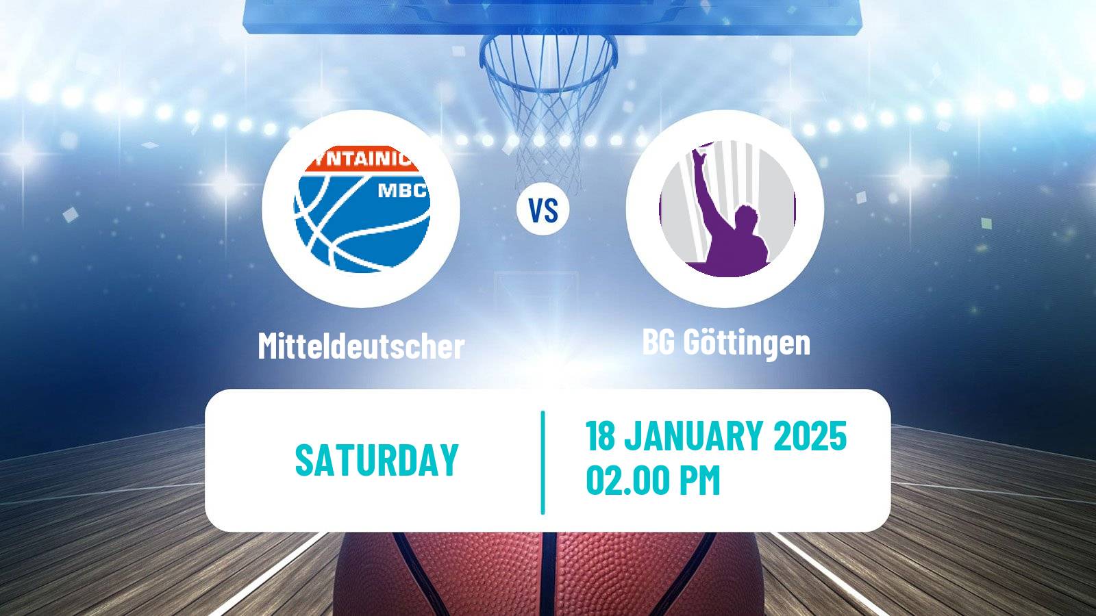 Basketball German BBL Mitteldeutscher - BG Göttingen