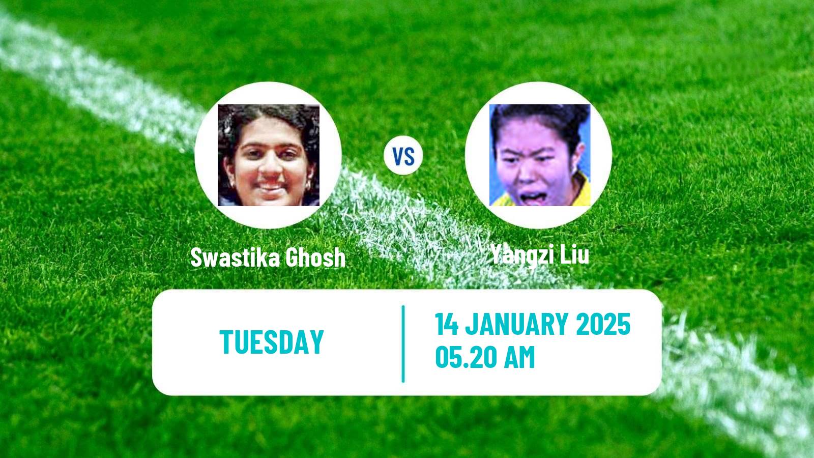 Table tennis Wtt Contender Muscat Women Swastika Ghosh - Yangzi Liu