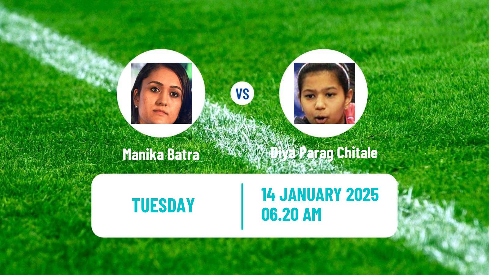 Table tennis Wtt Contender Muscat Women Manika Batra - Diya Parag Chitale