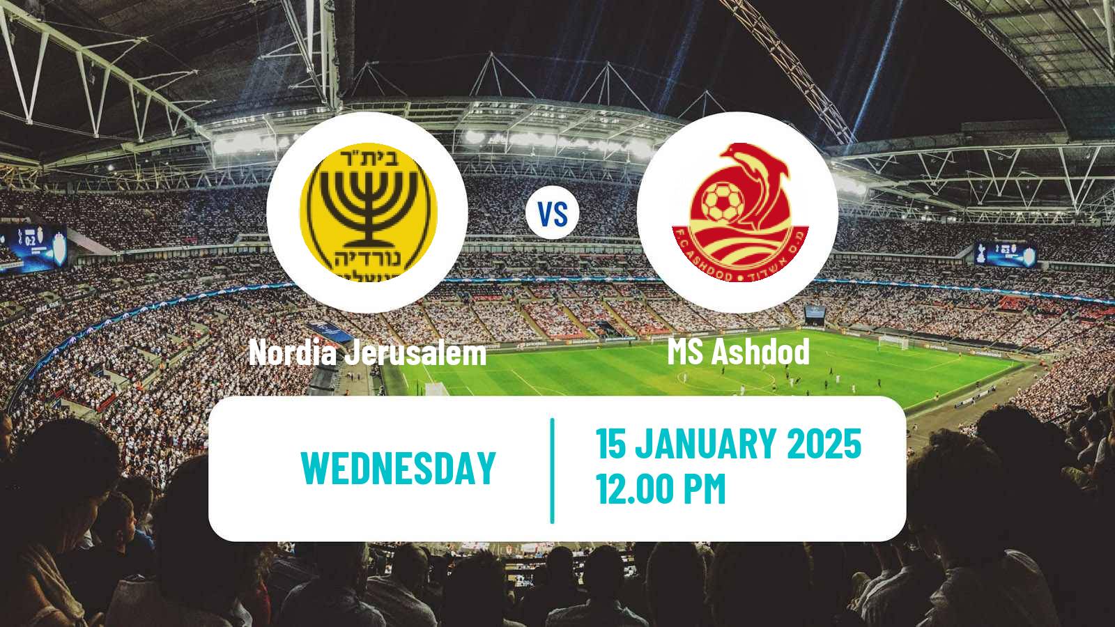 Soccer Israeli State Cup Nordia Jerusalem - MS Ashdod