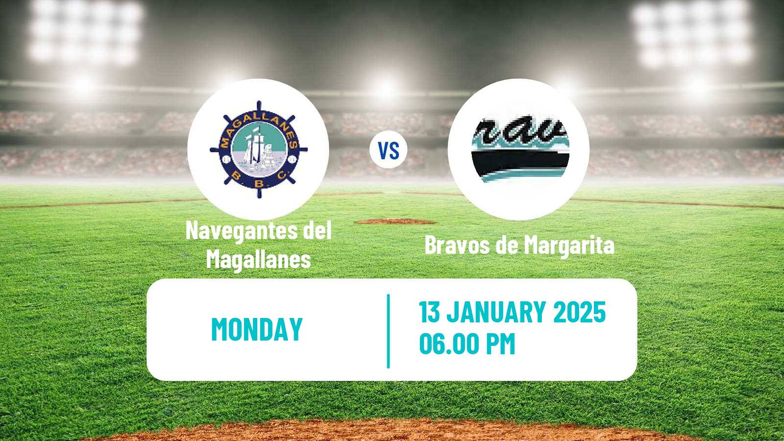 Baseball Venezuelan LVBP Navegantes del Magallanes - Bravos de Margarita