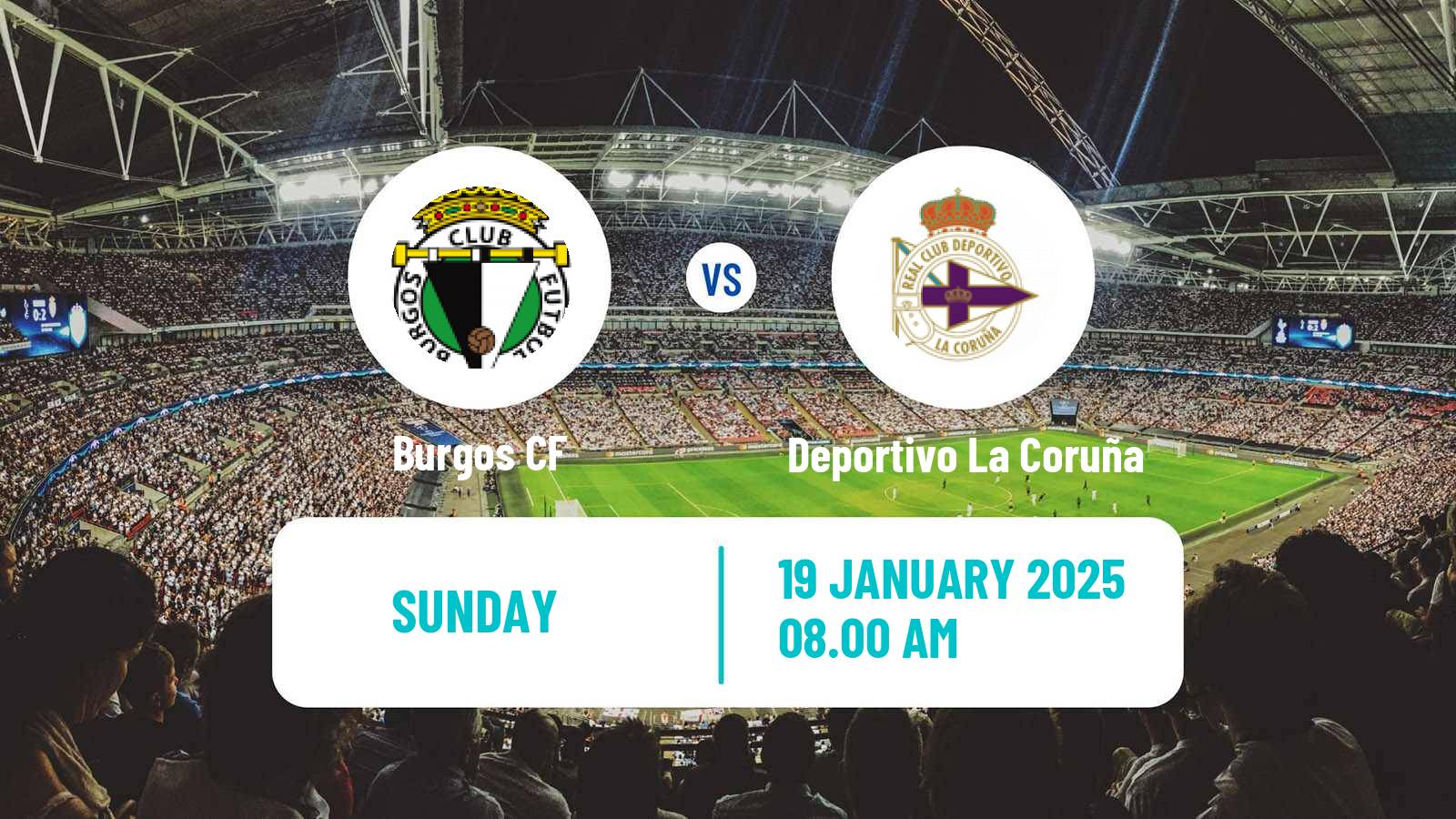 Soccer Spanish LaLiga2 Burgos - Deportivo La Coruña