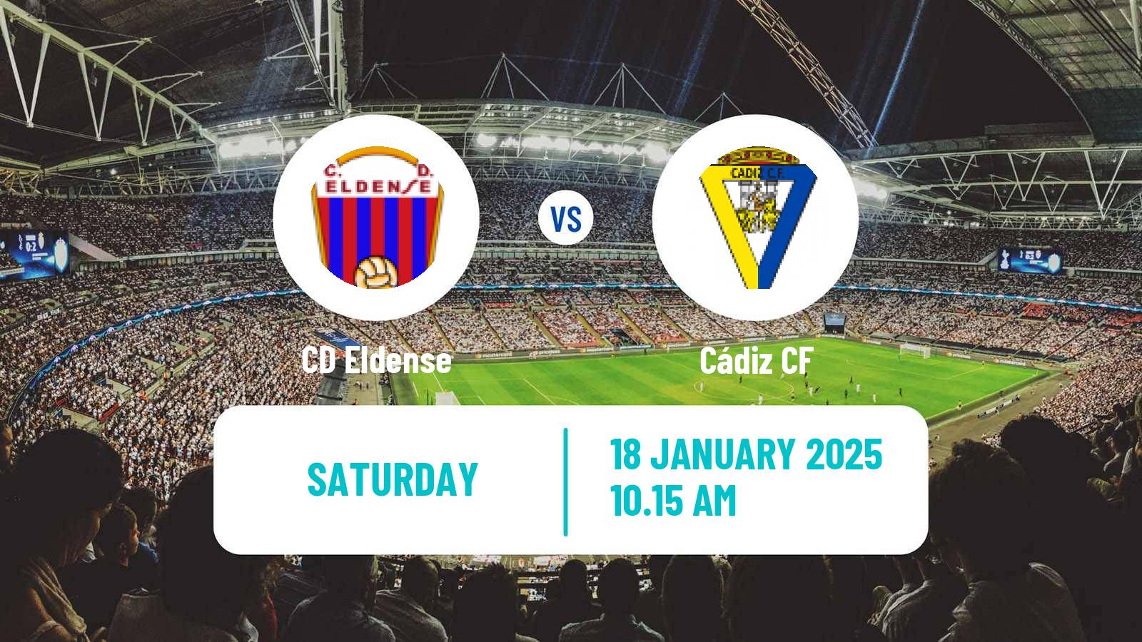 Soccer Spanish LaLiga2 Eldense - Cádiz