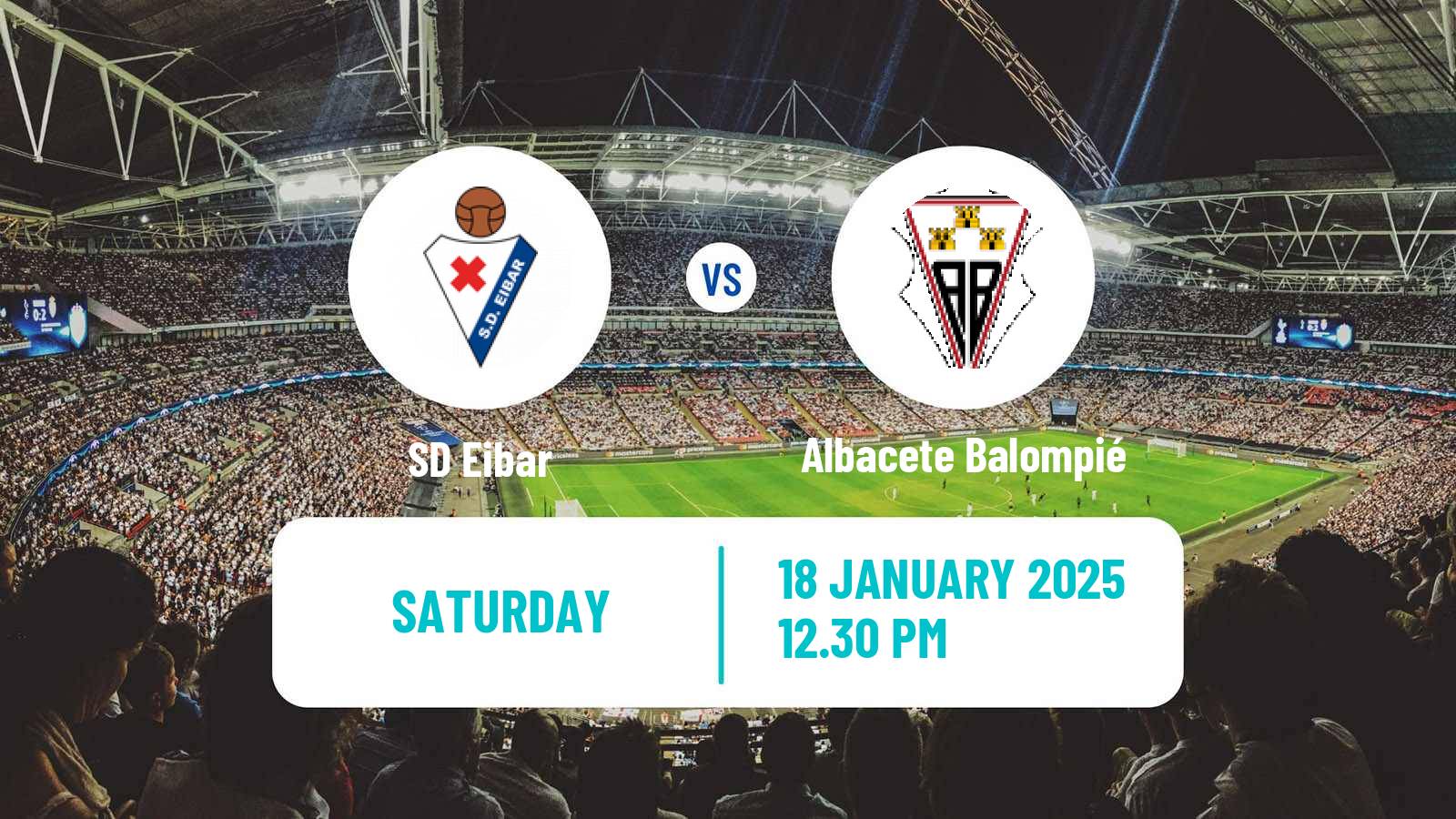 Soccer Spanish LaLiga2 Eibar - Albacete Balompié