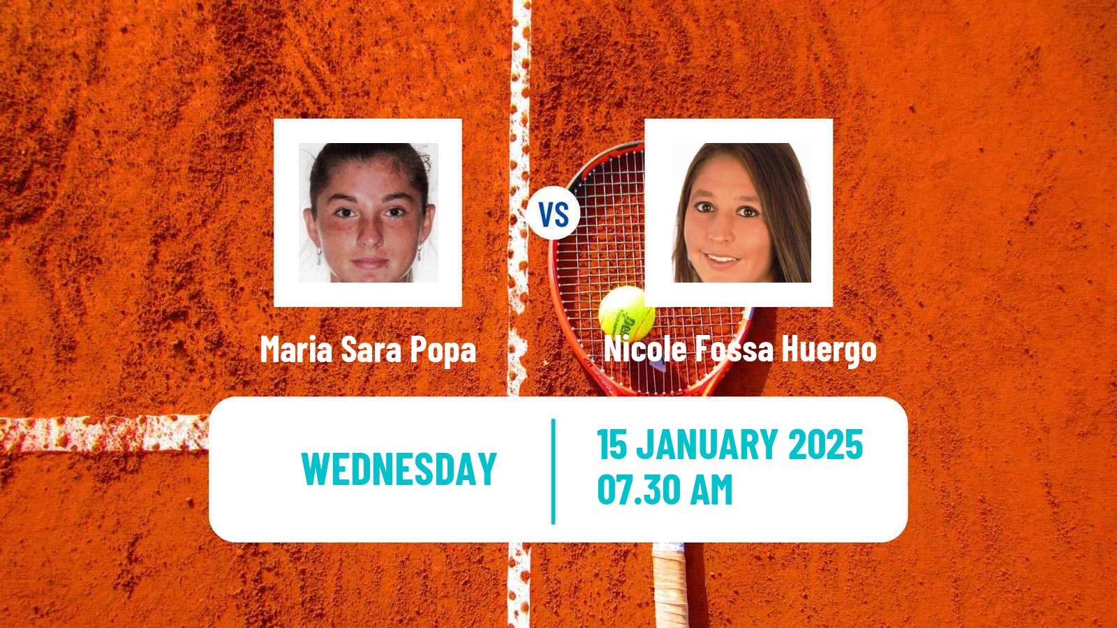 Tennis ITF W35 Buenos Aires Women Maria Sara Popa - Nicole Fossa Huergo