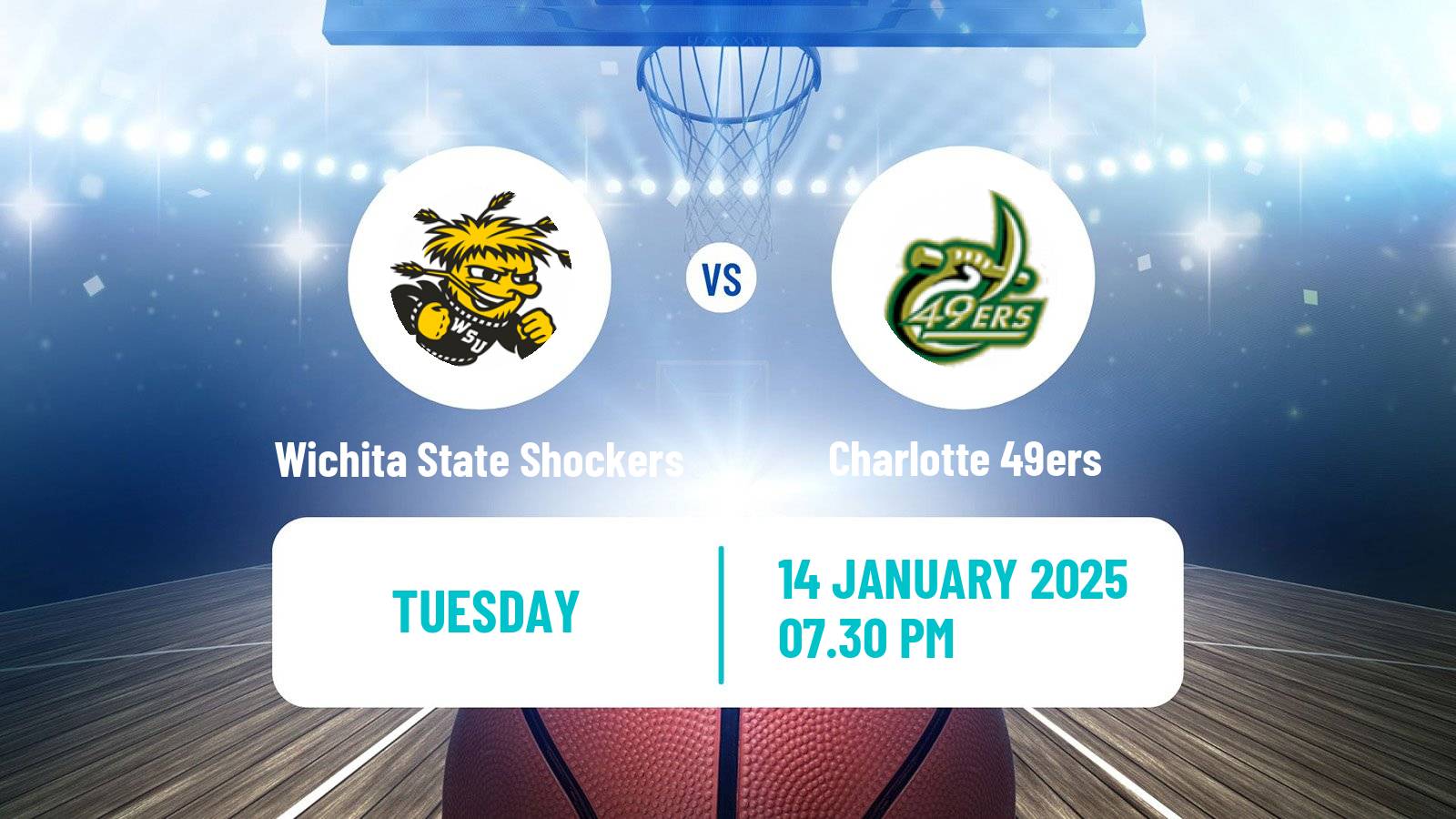 Basketball NCAA College Basketball Wichita State Shockers - Charlotte 49ers