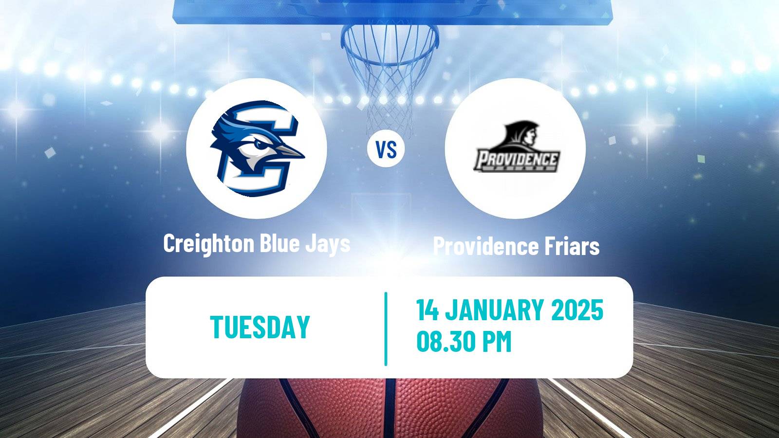 Basketball NCAA College Basketball Creighton Blue Jays - Providence Friars