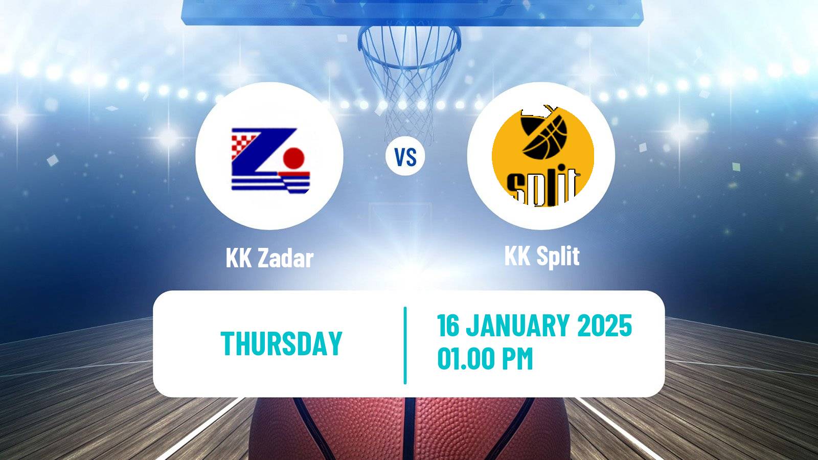 Basketball Croatian Premijer Liga Basketball KK Zadar - KK Split