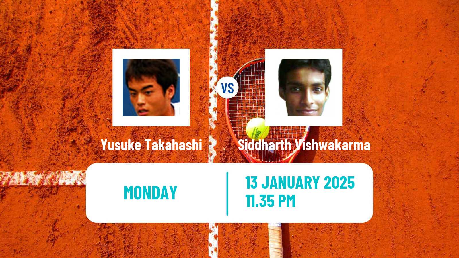 Tennis ITF M25 Chennai Men Yusuke Takahashi - Siddharth Vishwakarma