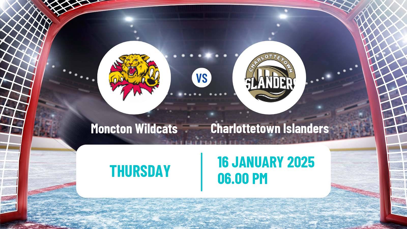 Hockey QMJHL Moncton Wildcats - Charlottetown Islanders