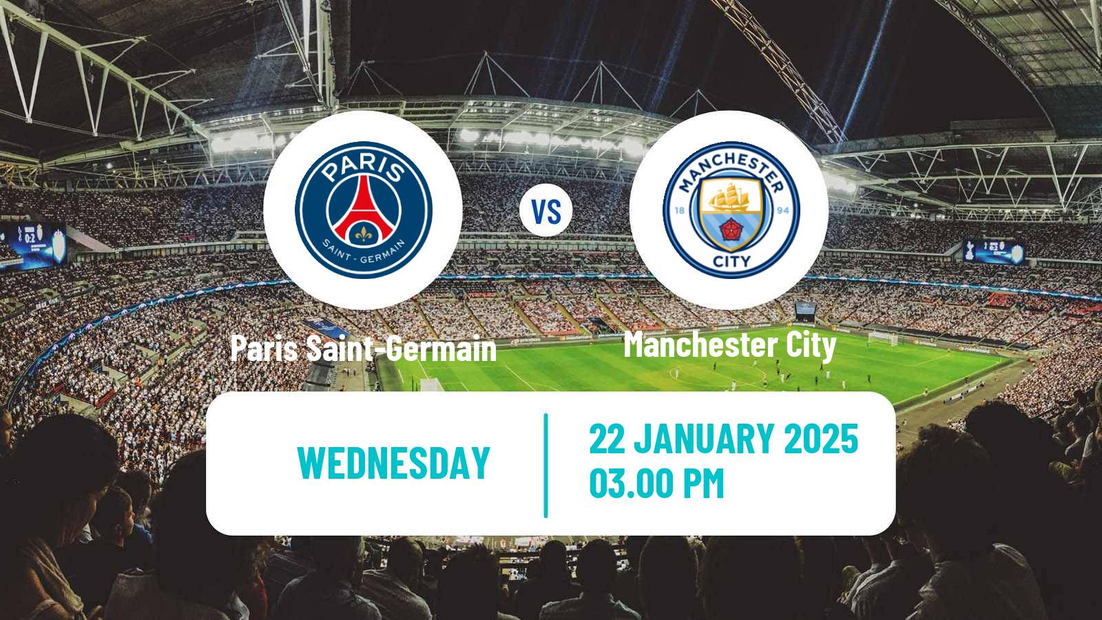 Soccer UEFA Champions League Paris Saint-Germain - Manchester City