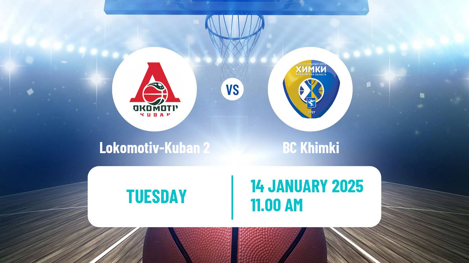 Basketball Russian Super League Basketball Lokomotiv-Kuban 2 - BC Khimki