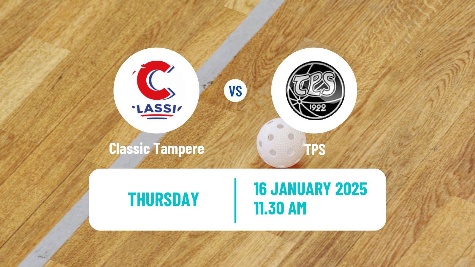 Floorball Finnish F-Liiga Classic Tampere - TPS