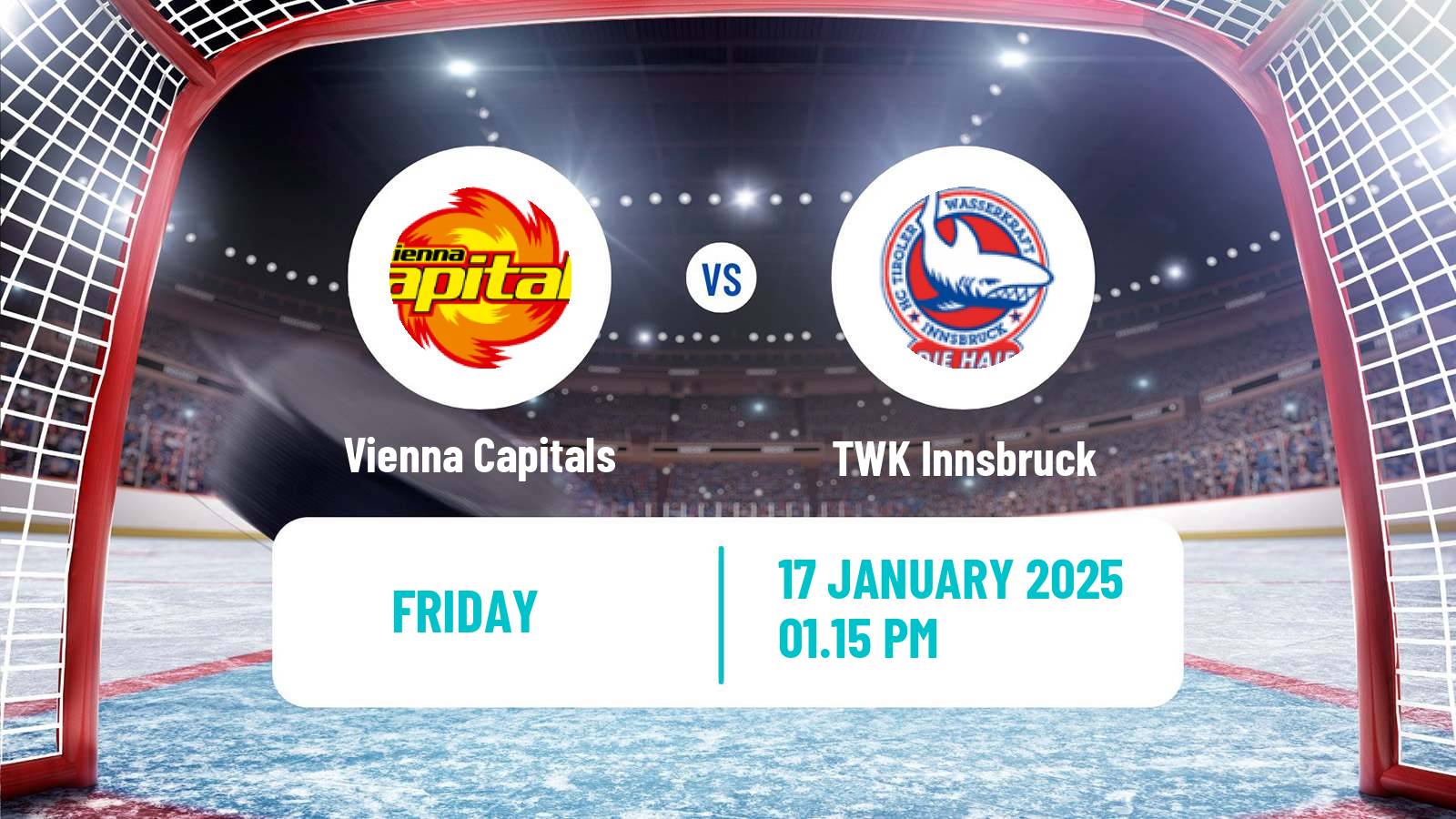 Hockey Austrian Ice Hockey League Vienna Capitals - TWK Innsbruck