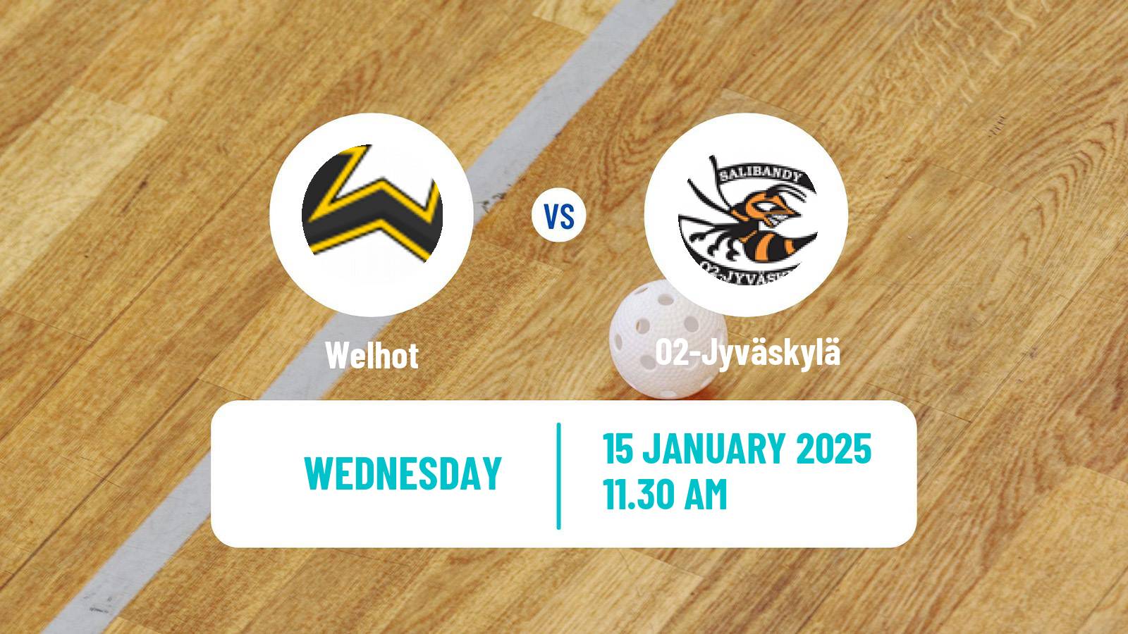 Floorball Finnish F-Liiga Women Welhot - O2-Jyväskylä