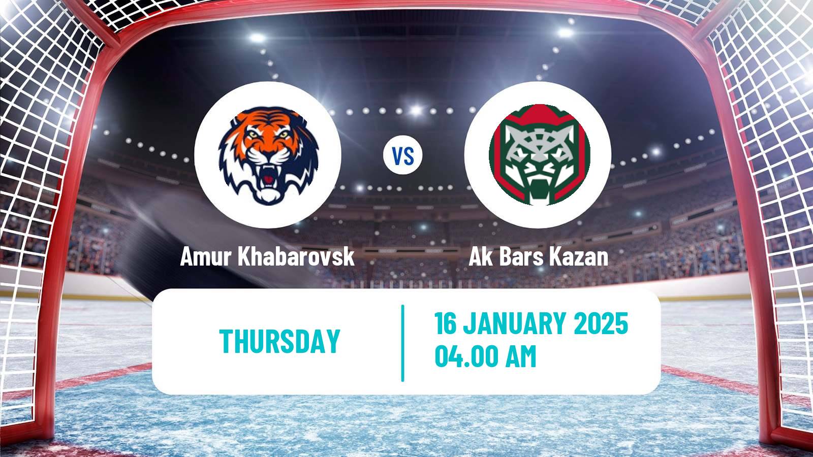 Hockey KHL Amur Khabarovsk - Ak Bars Kazan