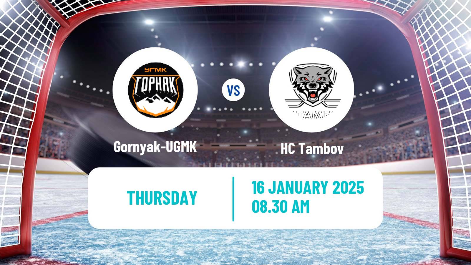 Hockey VHL Gornyak-UGMK - Tambov