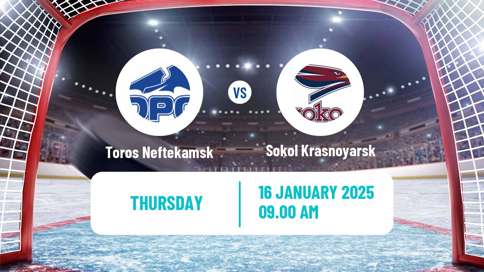 Hockey VHL Toros Neftekamsk - Sokol Krasnoyarsk