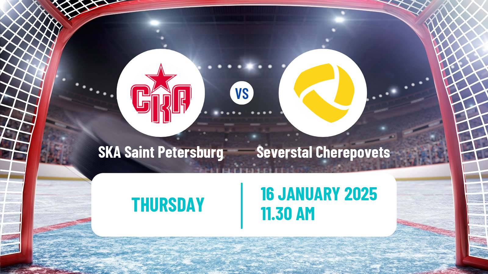 Hockey KHL SKA Saint Petersburg - Severstal Cherepovets