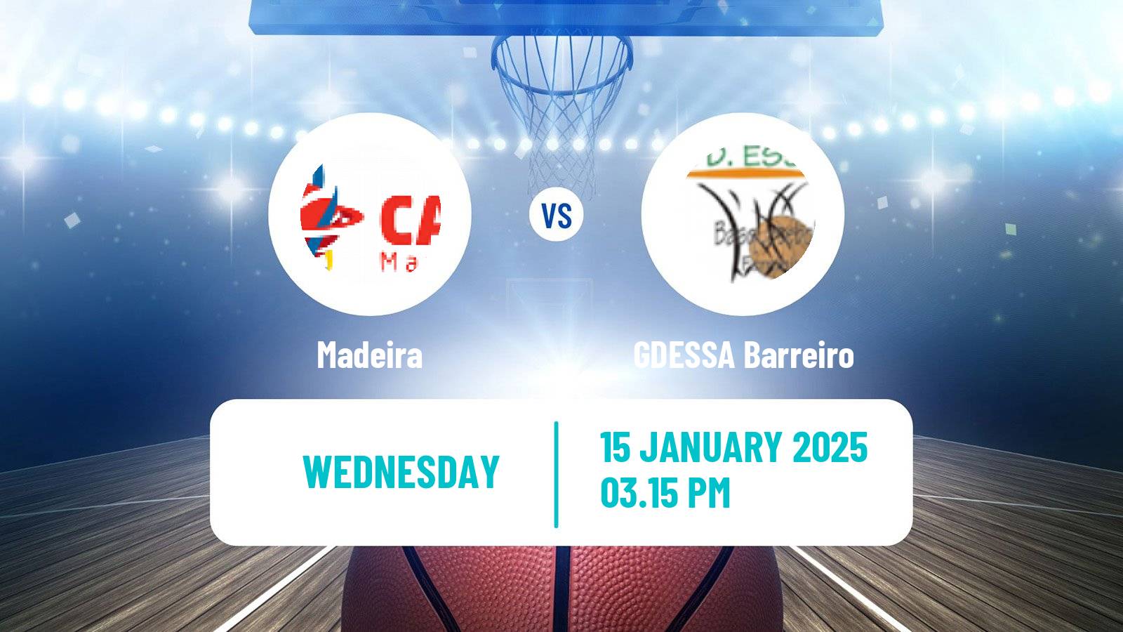 Basketball Portuguese LFB Madeira - GDESSA Barreiro