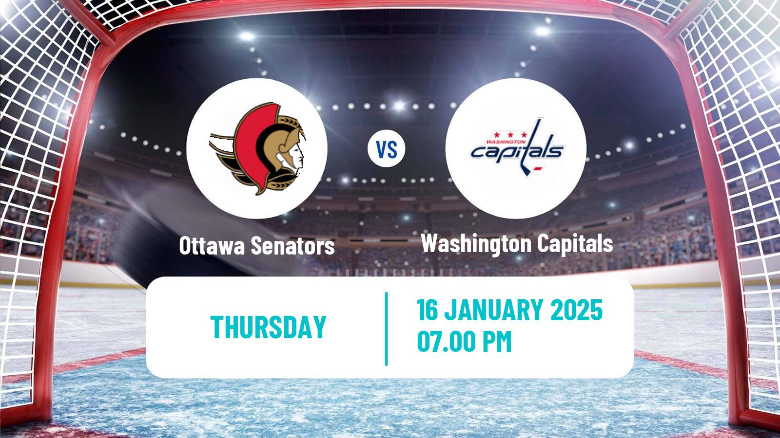 Hockey NHL Ottawa Senators - Washington Capitals