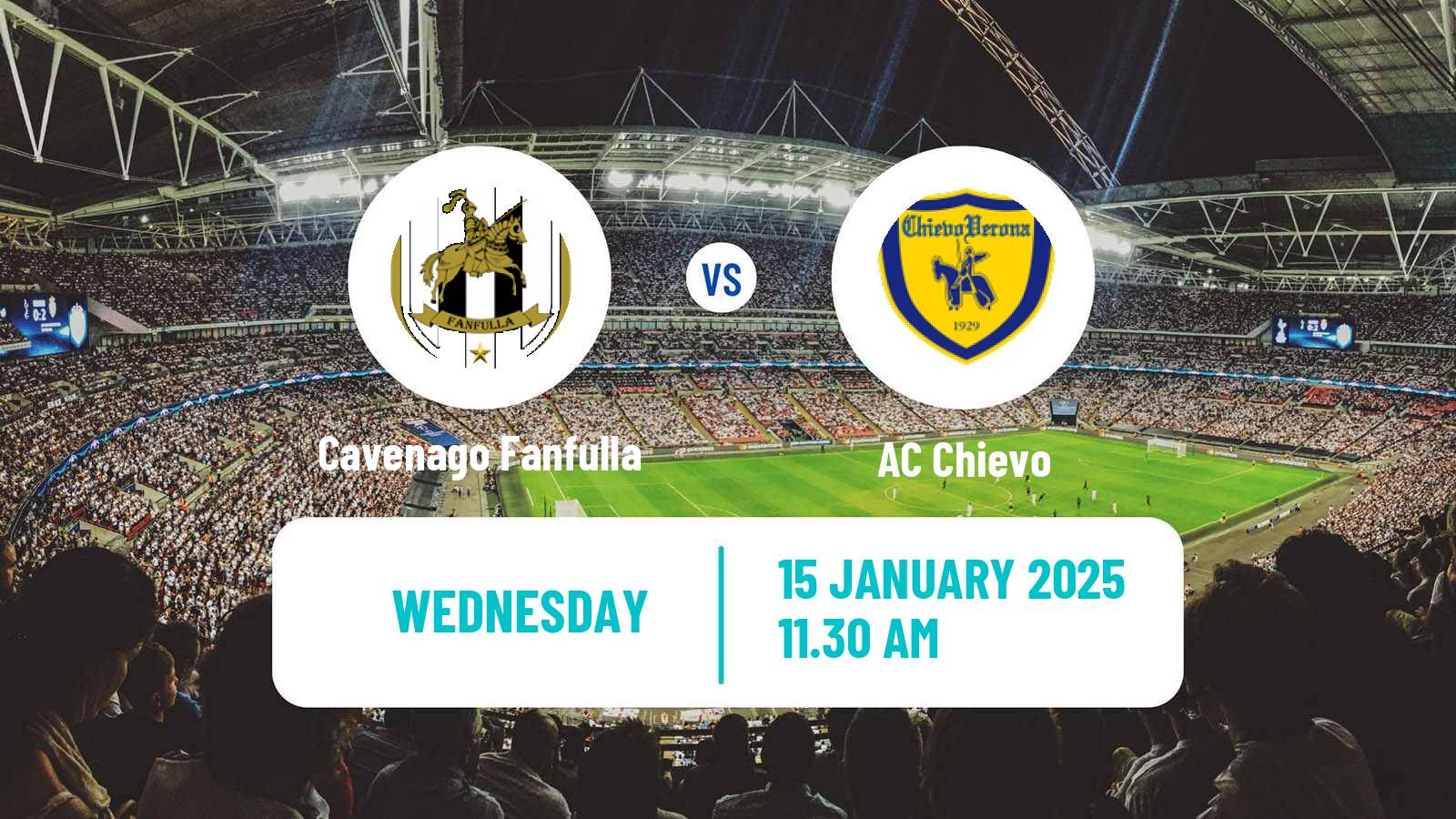 Soccer Italian Serie D - Group B Cavenago Fanfulla - Chievo