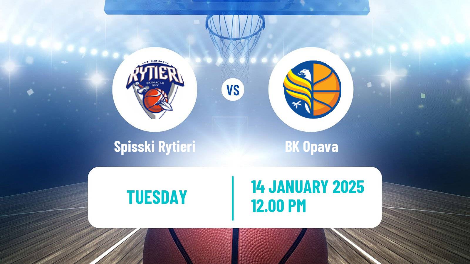 Basketball ENBL Spisski Rytieri - Opava