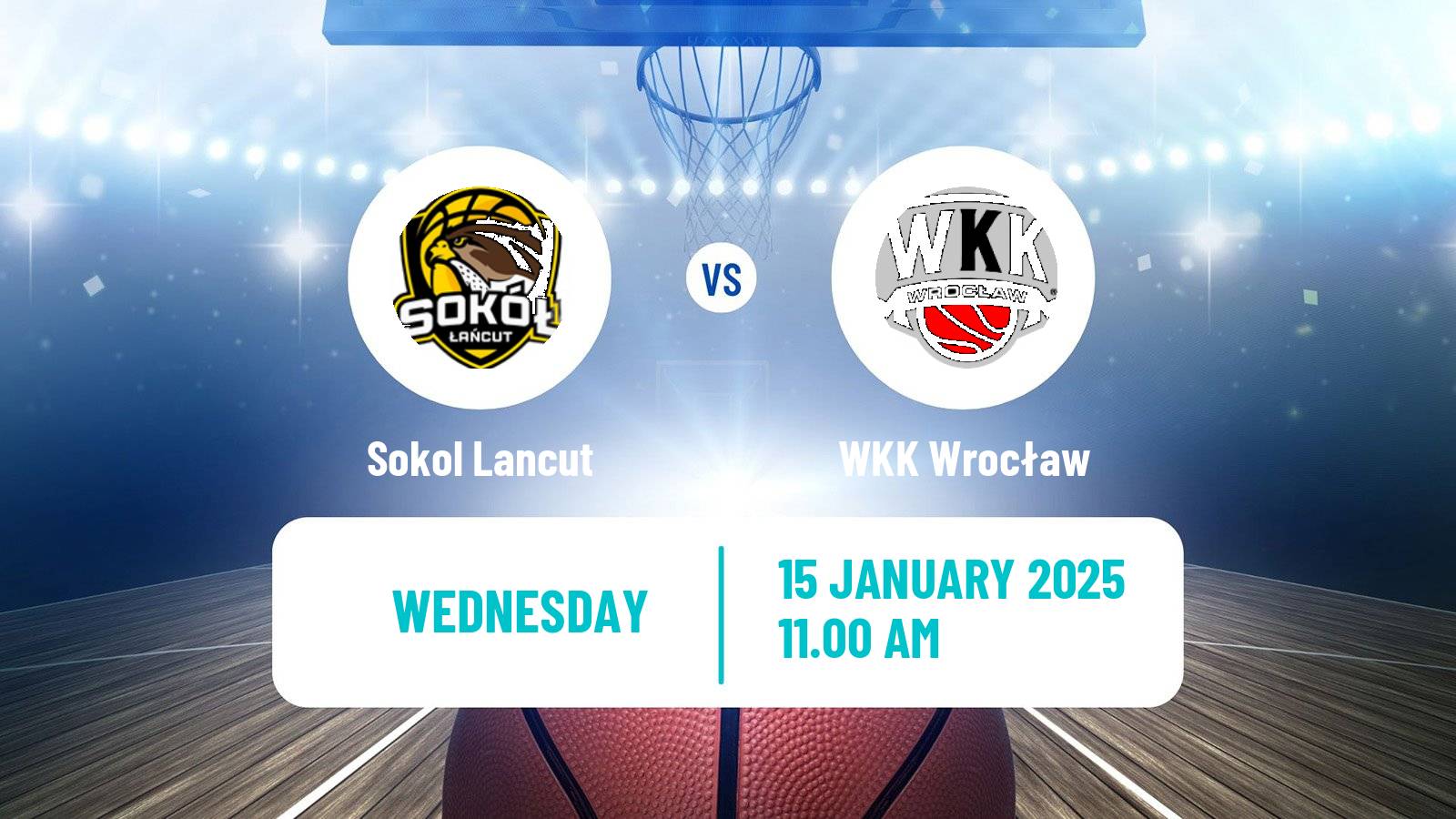 Basketball Polish 1 Liga Basketball Sokol Lancut - WKK Wrocław