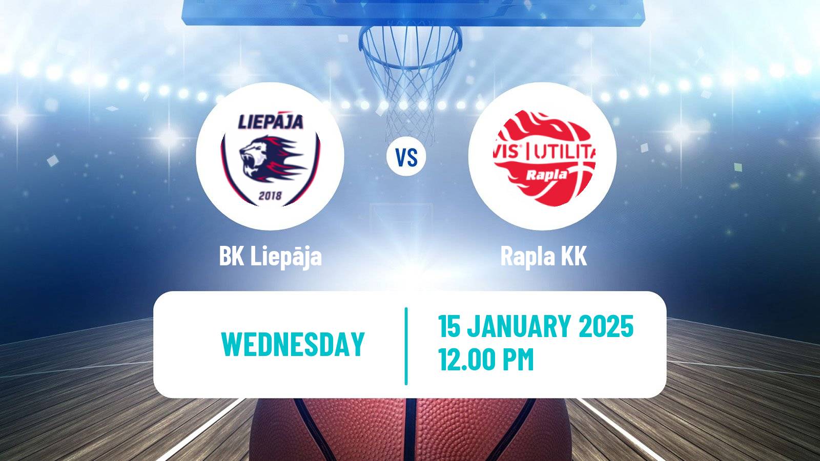 Basketball Estonian–Latvian Basketball League Liepāja - Rapla