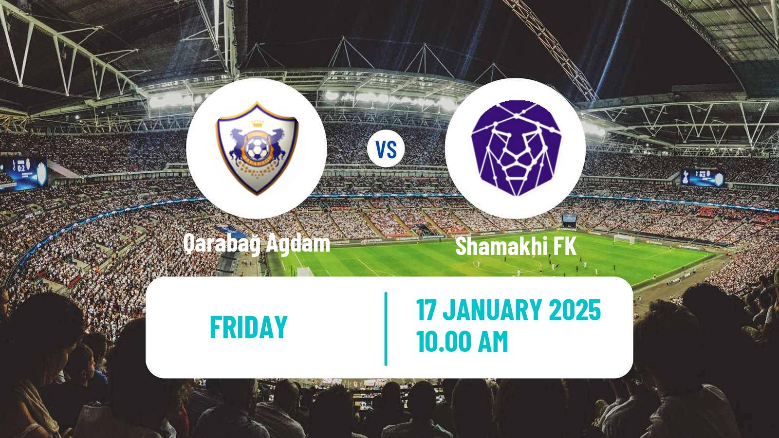 Soccer Azerbaijan Premier League Qarabağ Agdam - Shamakhi