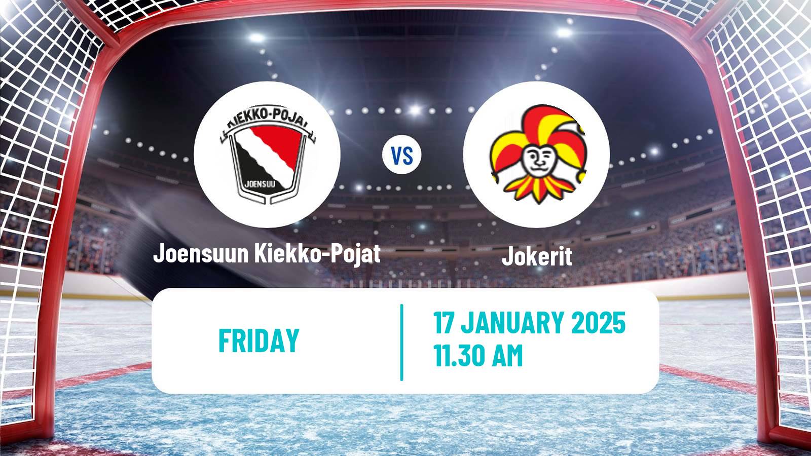 Hockey Finnish Mestis Joensuun Kiekko-Pojat - Jokerit