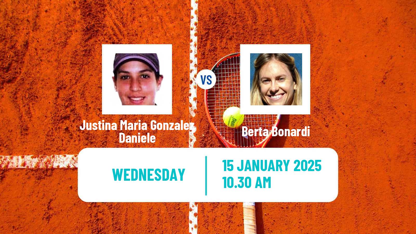 Tennis ITF W35 Buenos Aires Women Justina Maria Gonzalez Daniele - Berta Bonardi