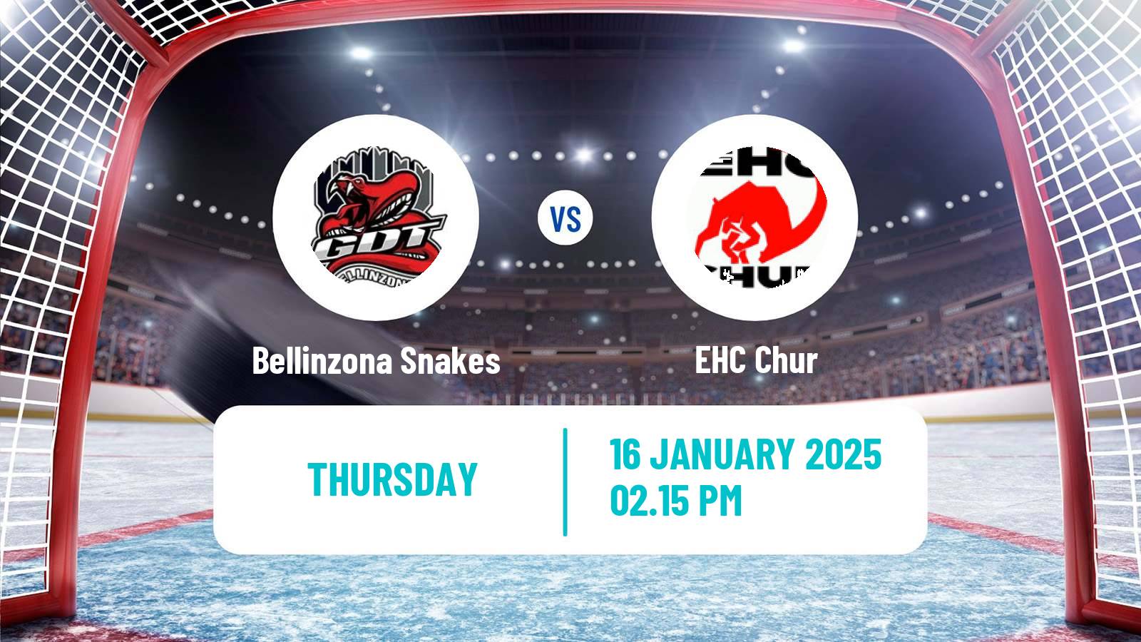 Hockey Swiss League Hockey Bellinzona Snakes - Chur