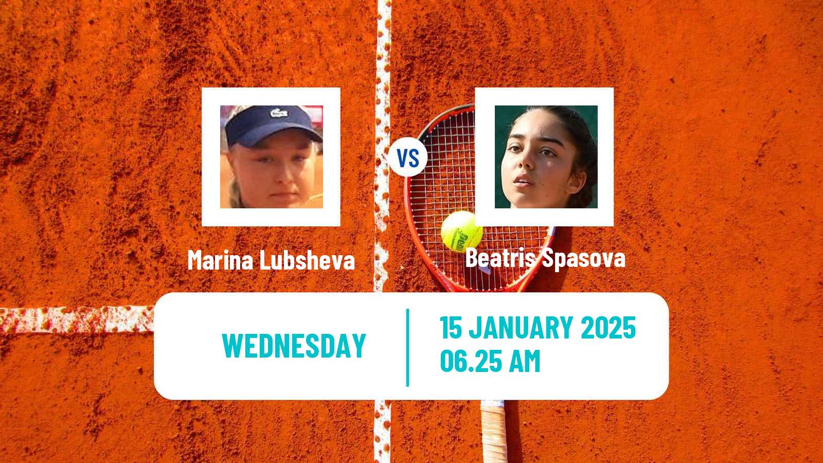 Tennis ITF W15 Antalya 2 Women Marina Lubsheva - Beatris Spasova