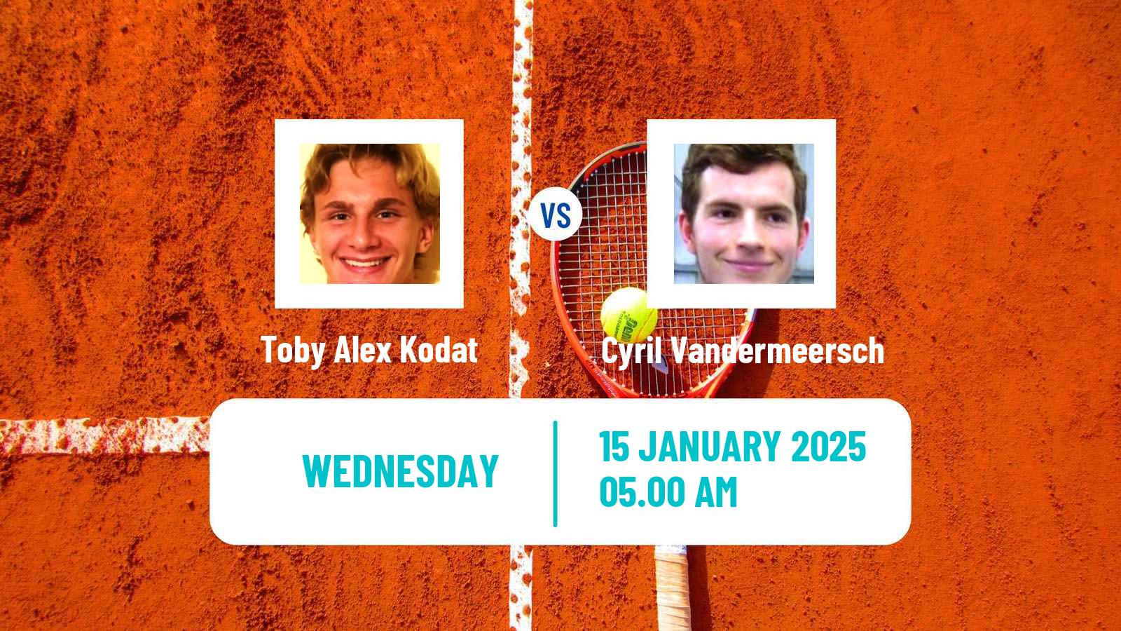 Tennis ITF M15 Bressuire Men Toby Alex Kodat - Cyril Vandermeersch