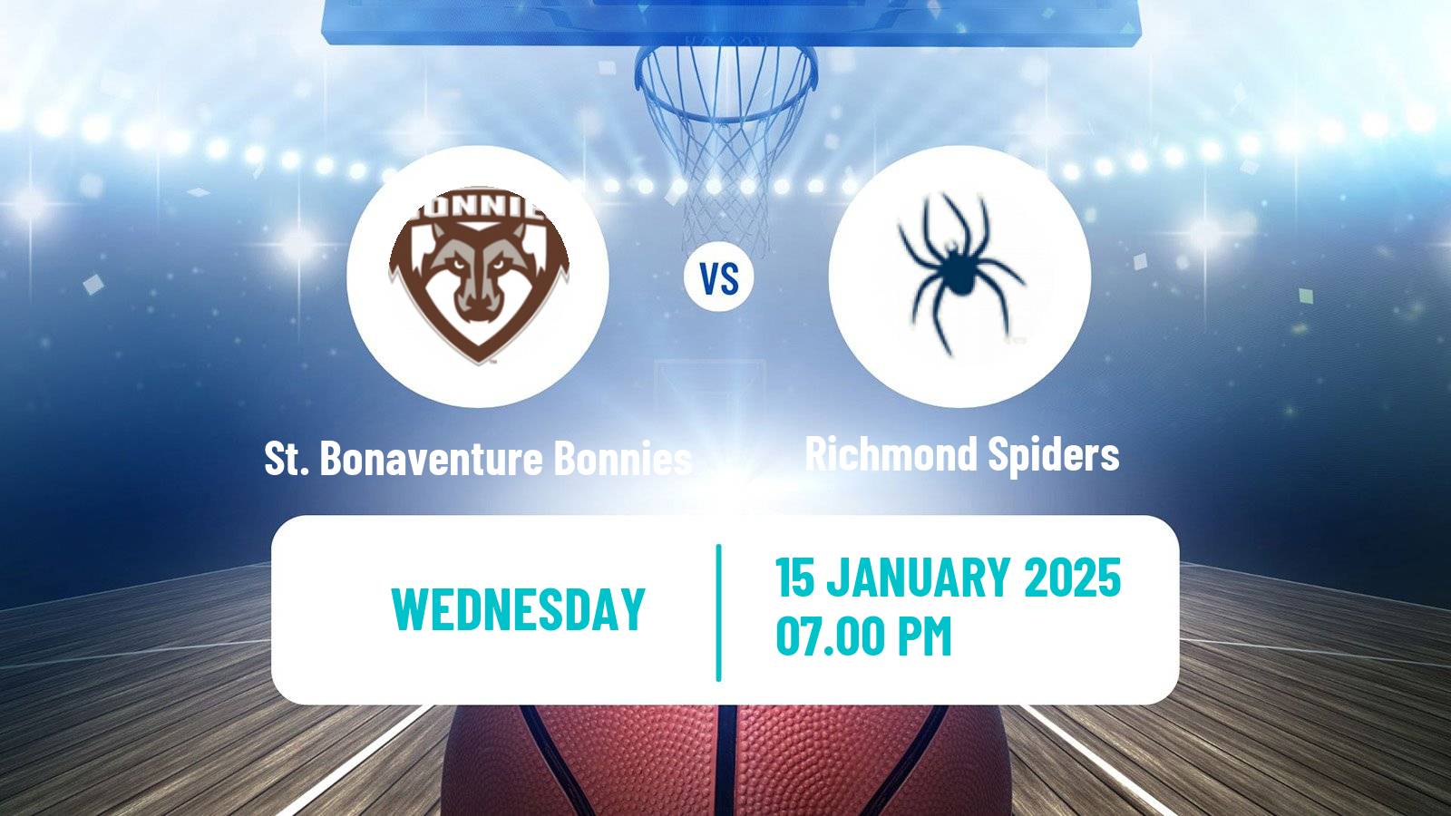 Basketball NCAA College Basketball St. Bonaventure Bonnies - Richmond Spiders