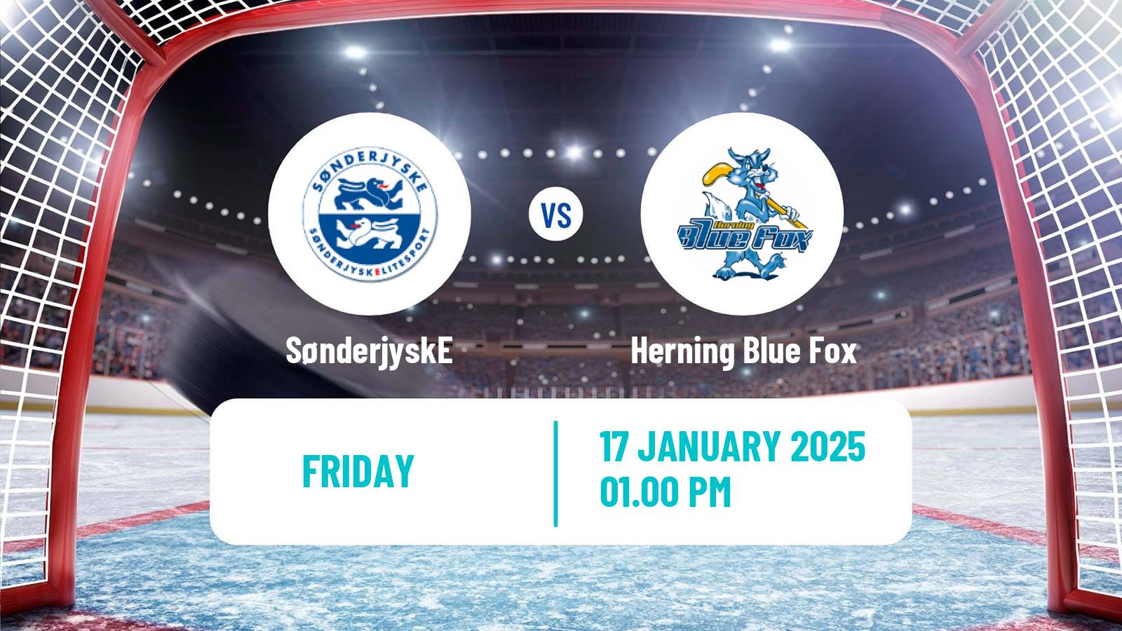 Hockey Danish Ishockey Ligaen SønderjyskE - Herning Blue Fox