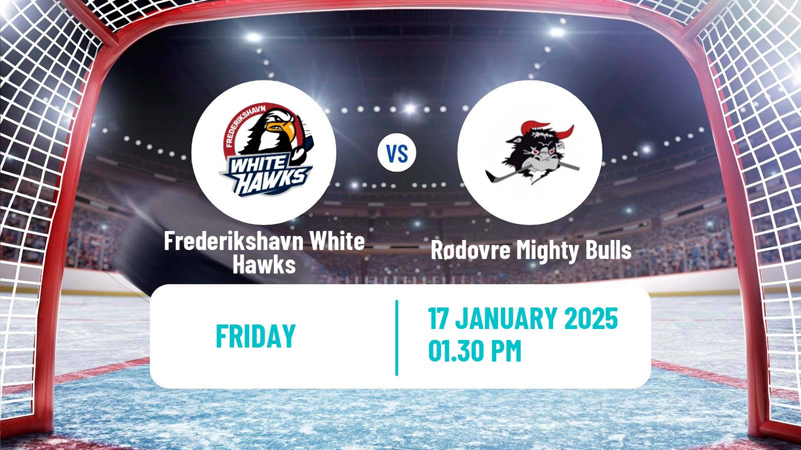 Hockey Danish Ishockey Ligaen Frederikshavn White Hawks - Rødovre Mighty Bulls