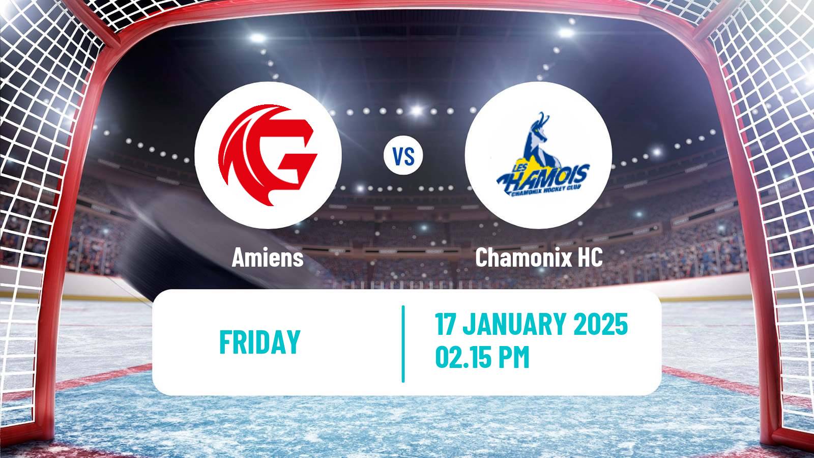 Hockey French Ligue Magnus Amiens - Chamonix