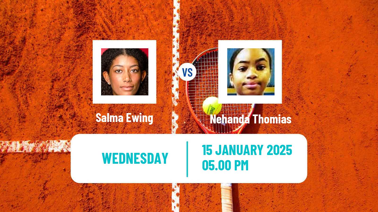 Tennis ITF W35 Petit Bourg Women Salma Ewing - Nehanda Thomias