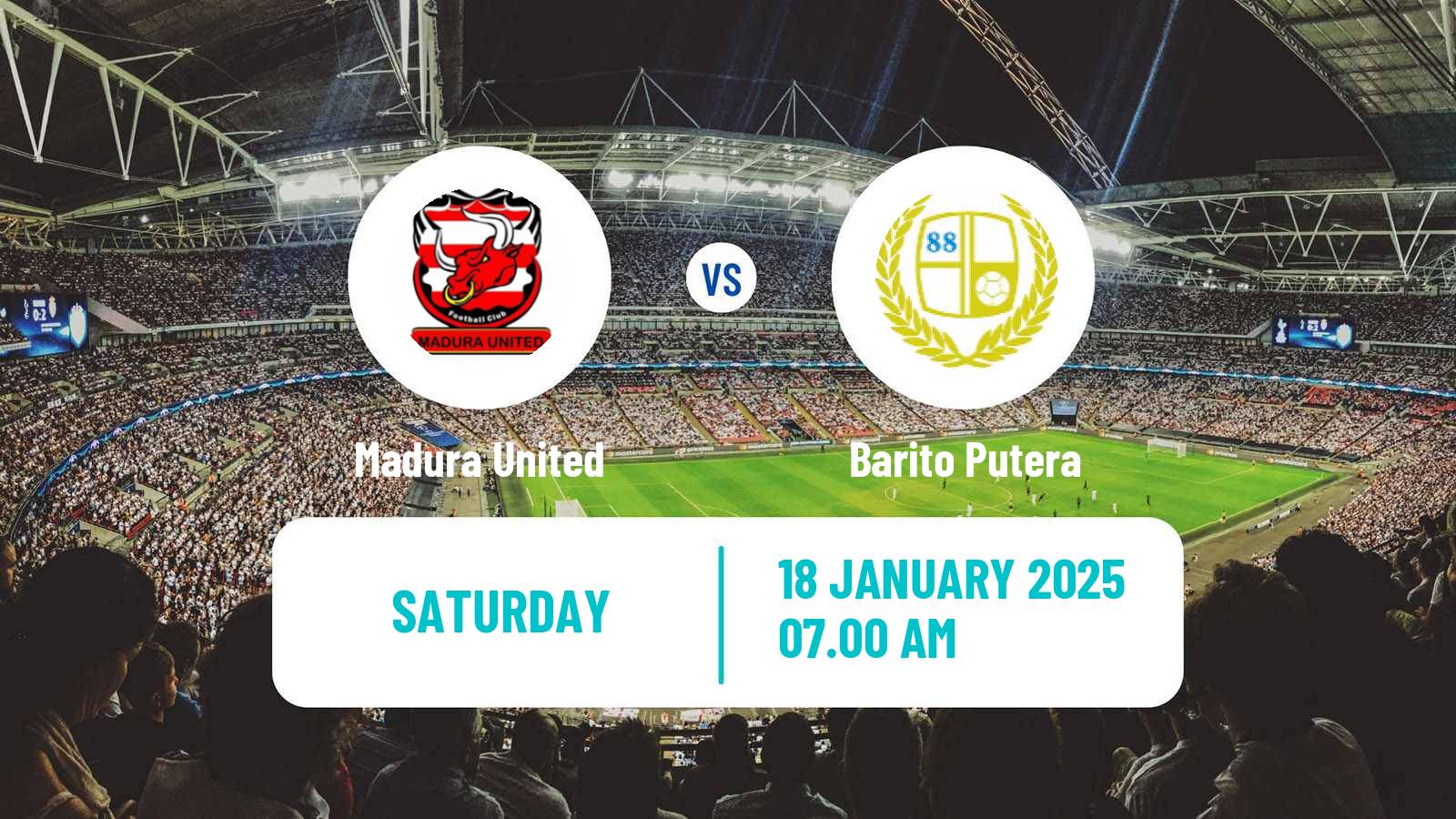 Soccer Indonesian Liga 1 Madura United - Barito Putera