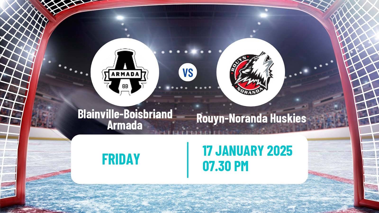 Hockey QMJHL Blainville-Boisbriand Armada - Rouyn-Noranda Huskies