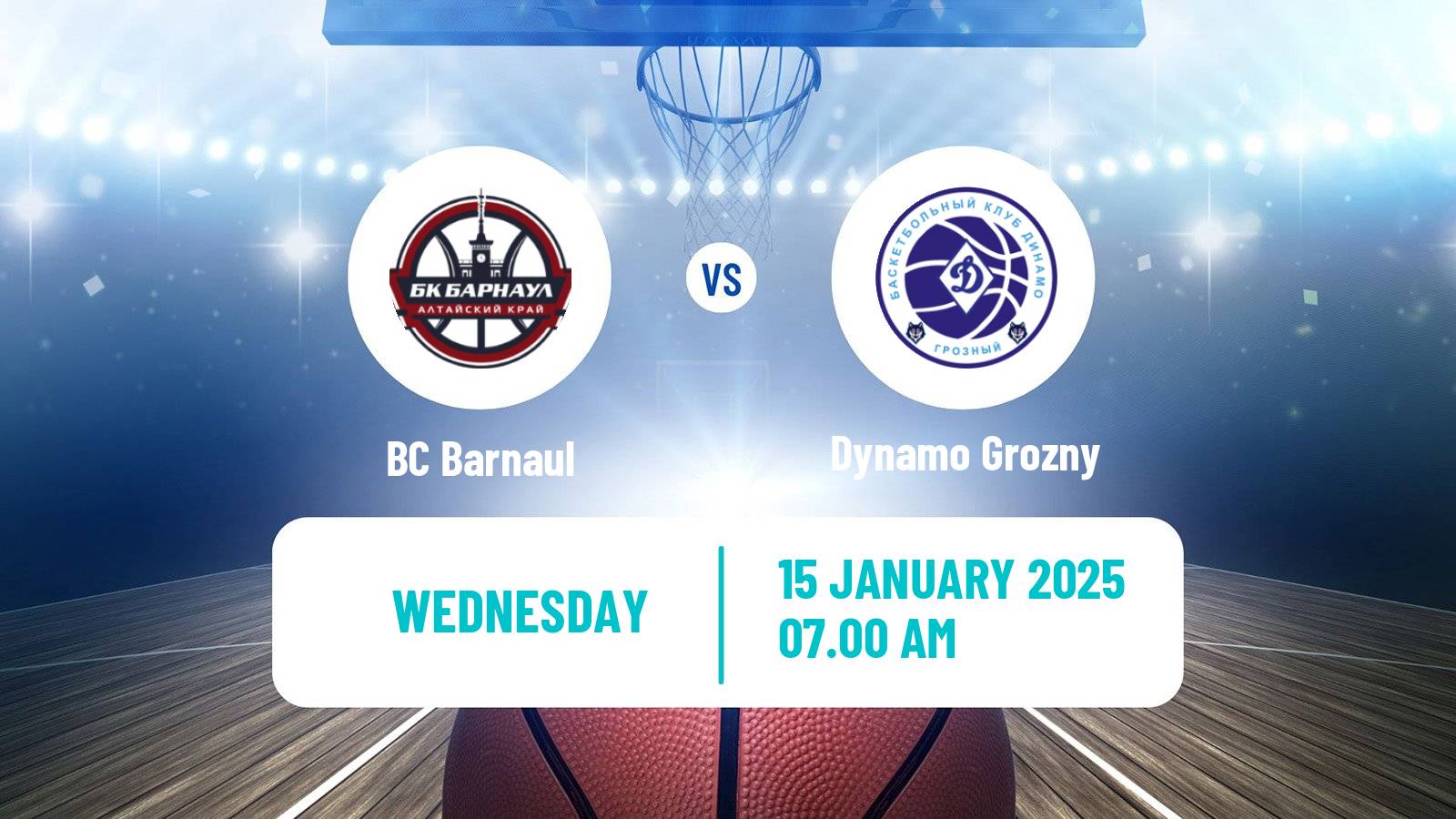 Basketball Russian Super League Basketball Barnaul - Dynamo Grozny