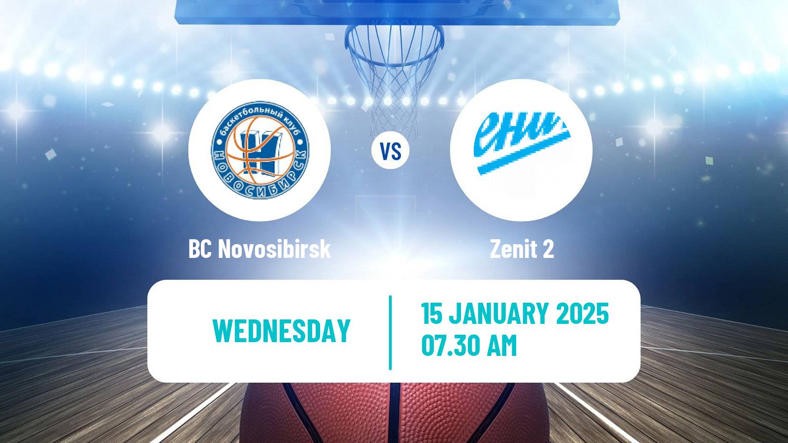 Basketball Russian Super League Basketball BC Novosibirsk - Zenit 2